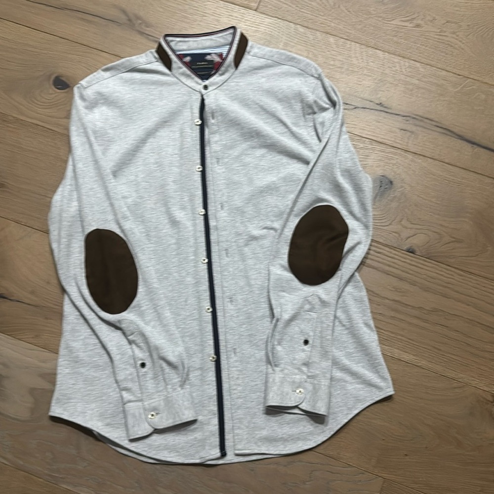 Zara casual button down shirt